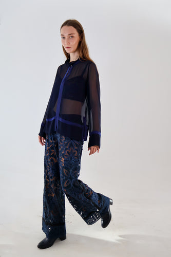 Capri Lace flare pants