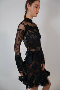 Versailles Embellished Lace Top